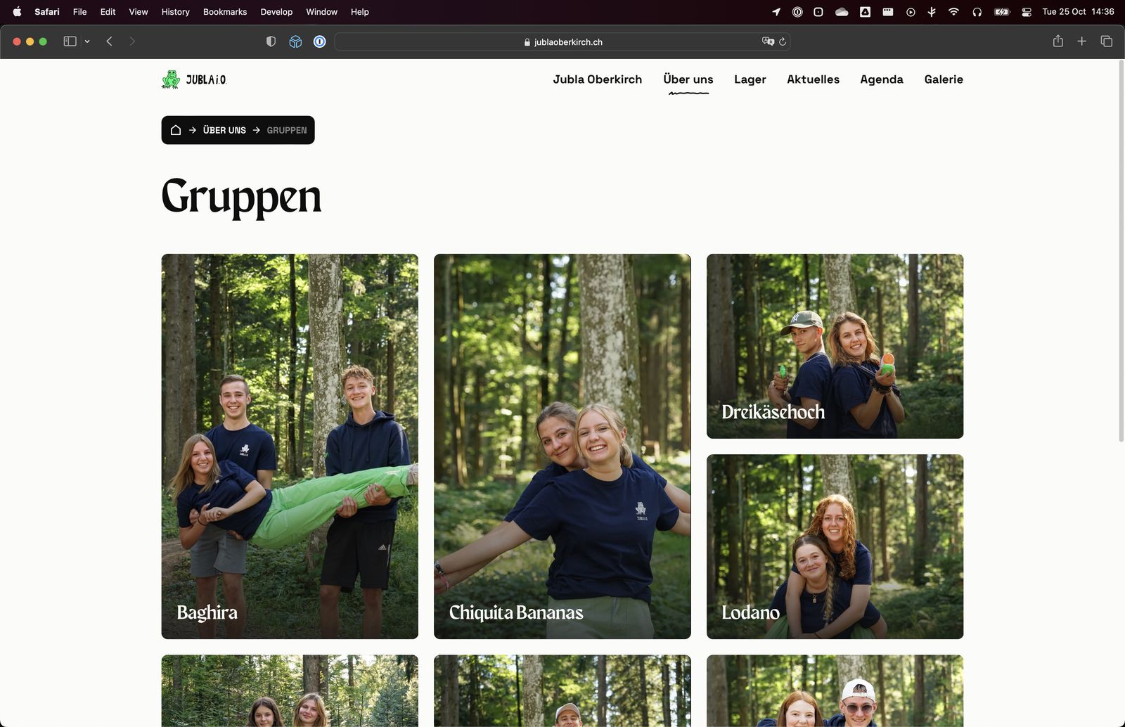 Gruppen Seite Desktop (neu)